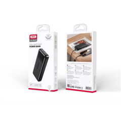 XO Powerhouse 20000 - Capacité 20000Mah - Ecran LCD - Sortie USB x 2.5V/2A - Entrée Micro USB et Type C - Transport Facile
