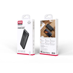 XO Power Boost 10000 - Capacité 10000Mah - Ecran LCD - Sortie USB x 2, 5V/2A - Entrée Micro USB et Type C - Transport Facile