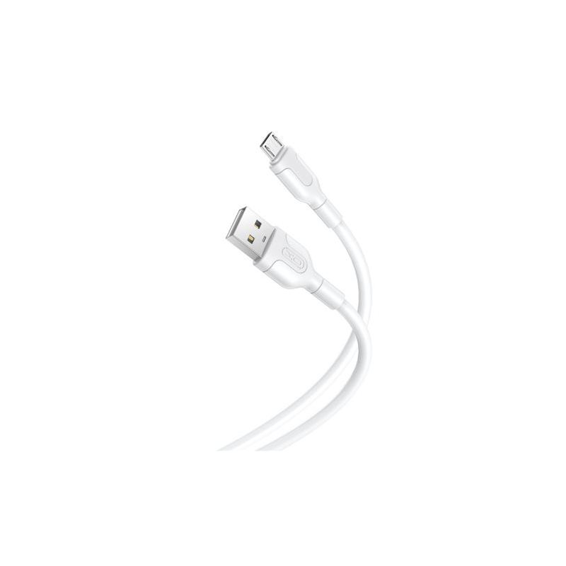 Câble de charge et de transmission de données XO - Longueur 1m - Connecteur micro USB - Silicone souple et durable - Haute