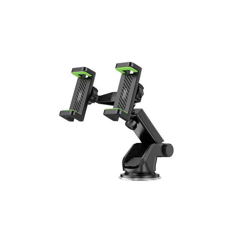 Support Universel XO pour Téléphones - Ouverture Mandrin 60-90mm - Ventouse Forte Grip - Dimensions de 190x170x75mm - Poids de