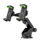 Support Universel XO pour Téléphones - Ouverture Mandrin 60-90mm - Ventouse Forte Grip - Dimensions de 190x170x75mm - Poids de