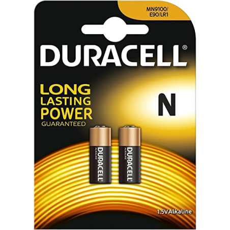 Pile alcaline Duracell MN 9100 1,5 V - 2 unités
