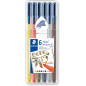 Staedtler Triplus Color 323 lot de 6 marqueurs pointe fine Staedtler Triplus Color 323 lot de 6 marqueurs pointe fine