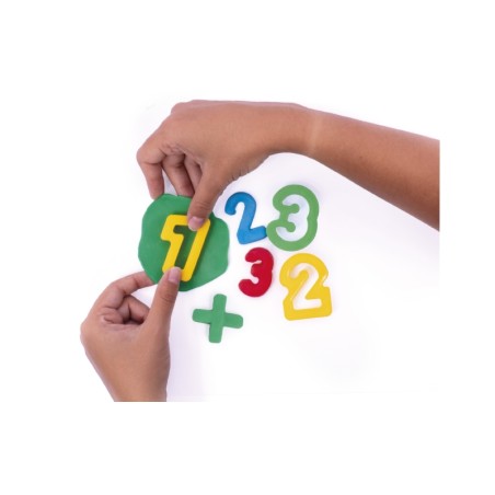 ✅ Jovi Accessoires de Modélisation Pack de 11 Moules à Chiffres + 1 Pièce pour Extraction - Moules de Découp en stock