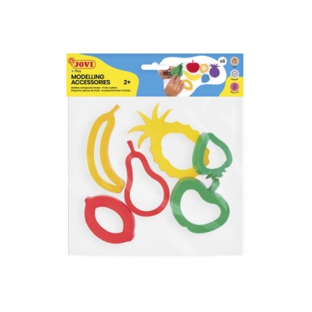 ✅ Jovi Accessoires de modélisation Sac suspendu avec 6 moules à découper les fruits – Moules en plastique p en stock