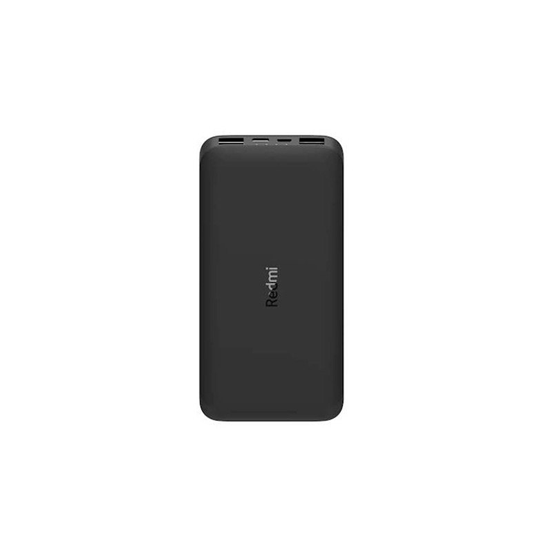 Batterie Externe/Power Bank Xiaomi Redmi 10000 mAh - 2x USB-A, 1x USB-C, 1x Micro USB - Couleur Noir Batterie Externe/Power Bank Xiaomi Redmi 10000 mAh - 2x USB-A, 1x USB-C, 1x Micro USB - Couleur Noir