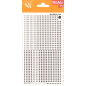 Numéros transférables Apli - 2,5 mm - Application facile - Noirs intenses - 952 caractères - Noir