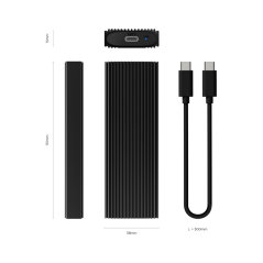 ✅ Boîtier externe Aisens M.2 NVMe USB3.2 Gen2 couleur Noir en stock