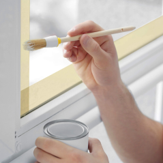 Apli Painter's Tape 25mm x 45m - Facile à couper et à appliquer - Adhérence forte et durable - Résistant à l'humidité et à