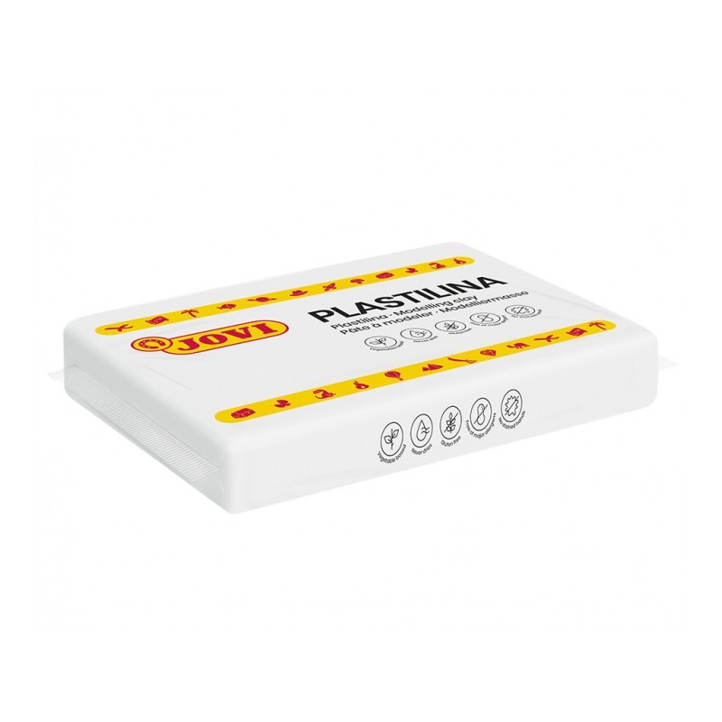 Jovi Boite de 15 Comprimés de Pâte à Modeler 350gr - Pâte Végétale - Ne dessèche pas - Sans Gluten - Inoffensif - Facile à