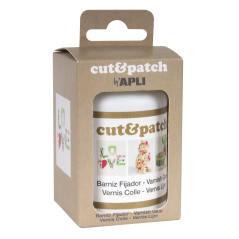 Apli Fixer Vernis Cut&Patch 100 - Protection Durable - Séchage Rapide - Application Facile - Transparent