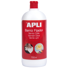 Apli Vernis Adhésif Brillant 750 ml - Protection Durable - Séchage Rapide - Résistant à l'eau - Transparent