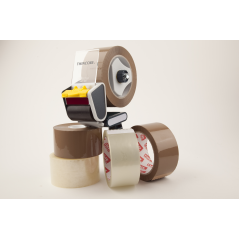 Apli Standard Joint Sans Bruit Pp Acrylique 48mm x 132m - Epaisseur 28 ?m - Résistant et Durable - Marron