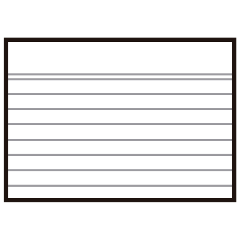 Apli Striped Files Nº1 95x65mm 100U - Idéal pour ranger et classer - Résistant et Durable - Multicolore