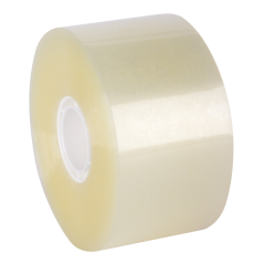 Apli Noiseless Compact Seal Pp Acrylique Transparent 50 mm x 132 m - Facile à couper - Adhésif puissant - Résistant à la