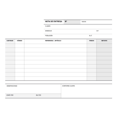 Apli Delivery Chéquier 1/4 Paysage Triplicat - Numérotation Séquentiel