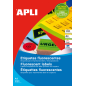 Apli Permanent Fluorescent Orange Labels 210,0 x 297,0 mm 100 Feuilles