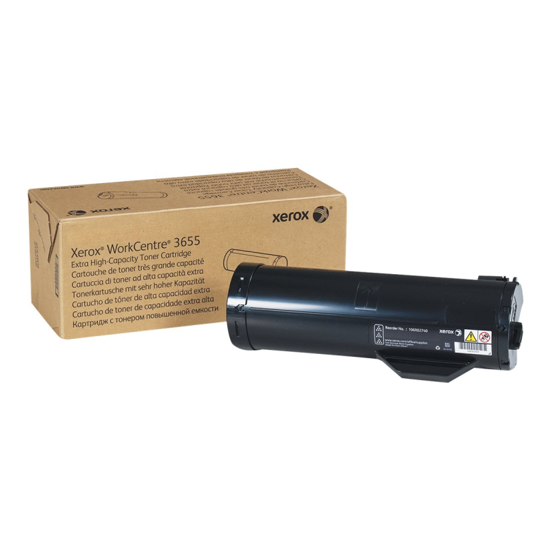 Xerox WorkCentre 3655 toner noir - 106R02740 Xerox WorkCentre 3655 toner noir - 106R02740