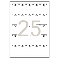 Étiquettes volantes imprimables Apli 36 x 53 mm 10 feuilles