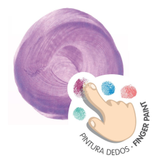 Lot de 6 flacons de peinture au doigt Milan - 100 ml - Application facile - Miscible - Couleurs métalliques assorties