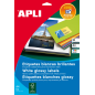Apli White Labels Qualité Photo 178,0 x 127,0 mm 10 Feuilles