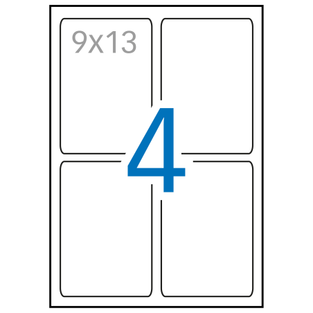 Apli White Labels Qualité Photo 88,9 x 127,0 mm 10 Feuilles