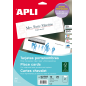 Apli Cartes Nominatives Microperforées 200g 10 Feuilles