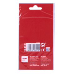 LOT de 5 Autocollants d'école de football Apli - Taille 81x36mm - 9 étiquettes par sachet - Adhésif permanent de haute qualité