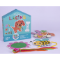 Apli Myfirstlacing - Jeu d'enfilage pour enfants - Favorise la motricité fine et la coordination œil-main - Comprend des lacets