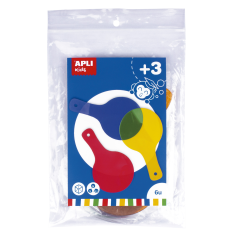 Palettes Translucides Apli pour Mélanger les Couleurs - Taille 80x140mm - Idéales pour les Ecoles et les Ateliers pour Enfants