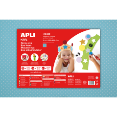 Apli Goma Eva Imprimé Pois 600x400mm - 3 Feuilles de Haute Qualité et Résistance