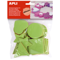 LOT de 5 Apli Formas Goma Eva Multilayer 25 U - Matériau de haute qualité - Multicolore - Facile à couper et à coller