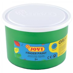 ✅ Jovi Finger Paint Peinture au doigt en pot de 500 ml - Ingrédients naturels - Couleurs miscibles - Texture ge en stock