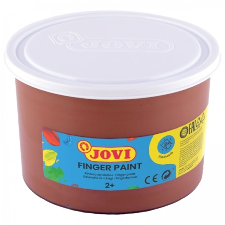 ✅ Jovi Finger Paint Peinture au doigt en pot de 500 ml - Ingrédients naturels - Couleurs miscibles - Texture ge en stock