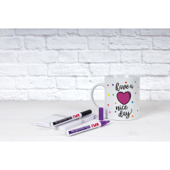 Marqueurs permanents Apli pointe fine 14 couleurs à l'huile