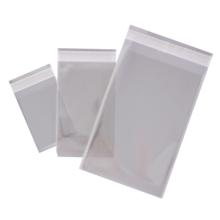 Sachets Apli Transparents en Polypropylène 250x330mm avec Fermeture Adhésive - Jauge 120 - Haute Résistance et Souplesse
