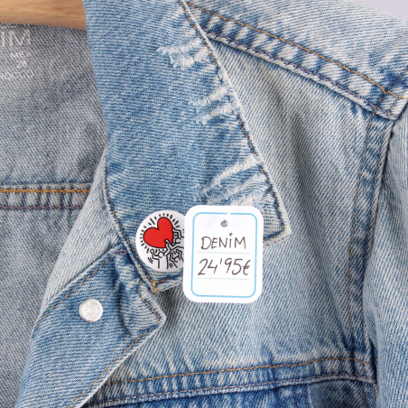 Apli Labels Étiqueteuse textile 39 x 55 mm 1 000 U.