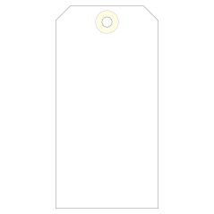 Etiquettes Apli avec Rondelle 125 x 63mm 1000 U.