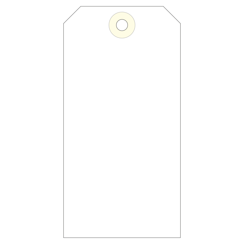 Etiquettes Apli avec Rondelle 125 x 63mm 1000 U.