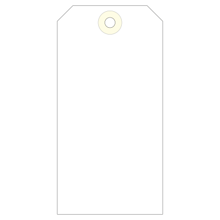 Etiquettes Apli avec Rondelle 125 x 63mm 1000 U.