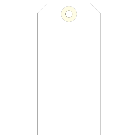 Etiquettes Apli avec Rondelle 120 x 57mm 1000 U.