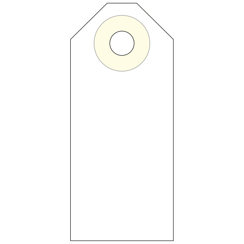Etiquettes Apli avec Rondelle 60 x 26 mm 1 000 U.