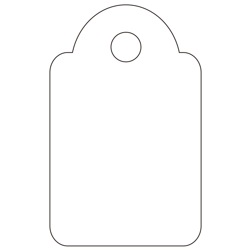 Étiquettes suspendues Apli Blanc 15 x 24 mm 200 U.