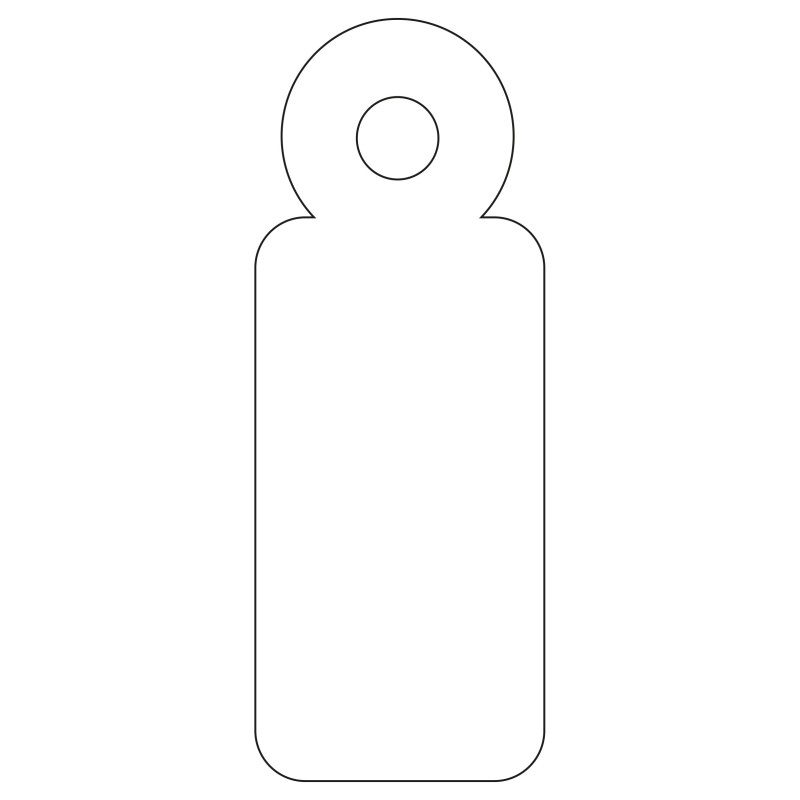Étiquettes suspendues Apli Blanc 11 x 29 mm 200 U.