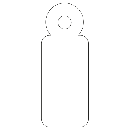 Étiquettes suspendues Apli Blanc 11 x 29 mm 200 U.