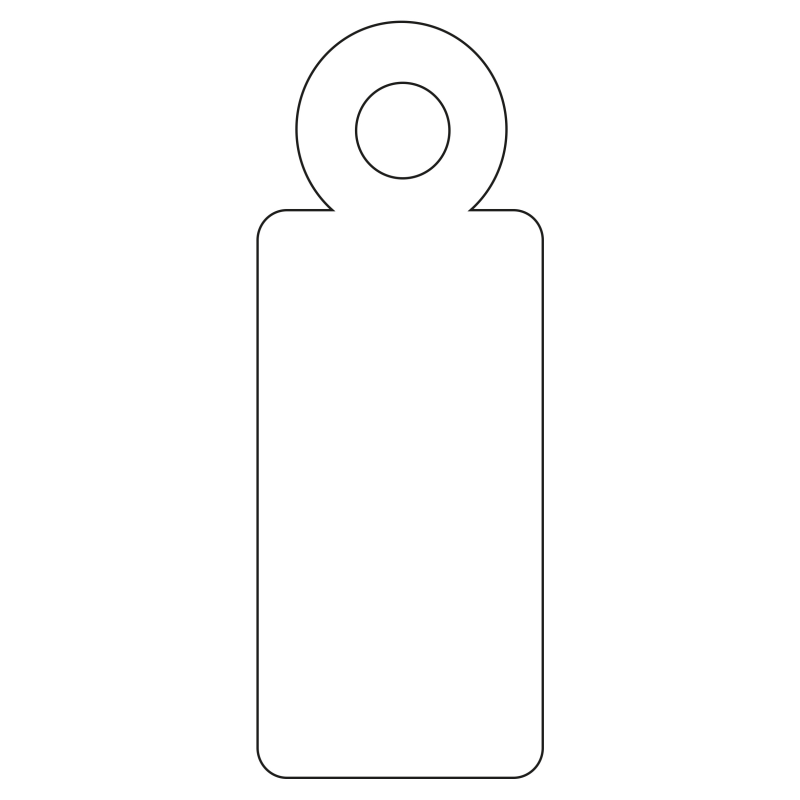 Étiquettes suspendues Apli Blanc 9 x 24 mm 200 U.