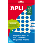 Apli Labels 10 Bleu Ø 13mm 8 Feuilles