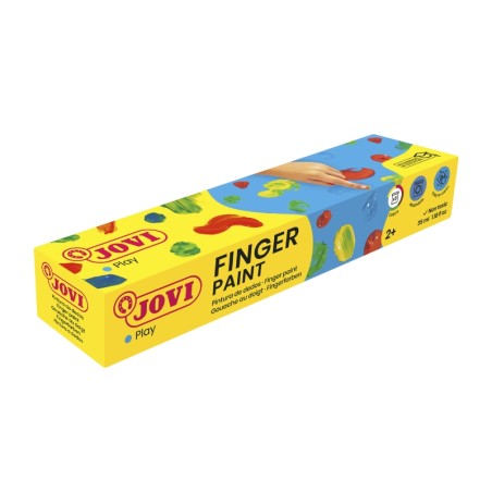 â Jovi Finger Paint Etui de 5 pots de 35 ml de peinture au doigt - IngrÃ©dients naturels - Miscible - Texture gÃ en stock