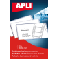 Pochettes porte-cartes adhésives Apli - 95 x 60 mm - Idéales pour les présentations imprimées, les dossiers, les catalogues