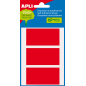 Étiquettes Minibag Apli Rouge 34.0 x 67.0mm 5 Feuilles